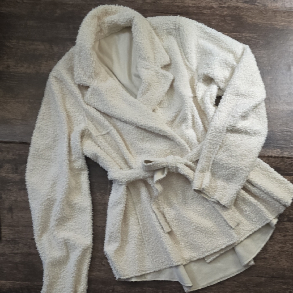 VENUS Elegant Cream Jacket‎ Double Breasted Sz 20